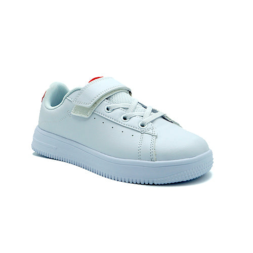Kids Casual Shoes White Red - 3