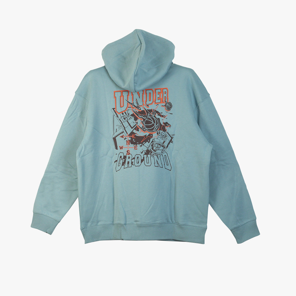 Peak Hoodie Fleece Sweater Blue - 2