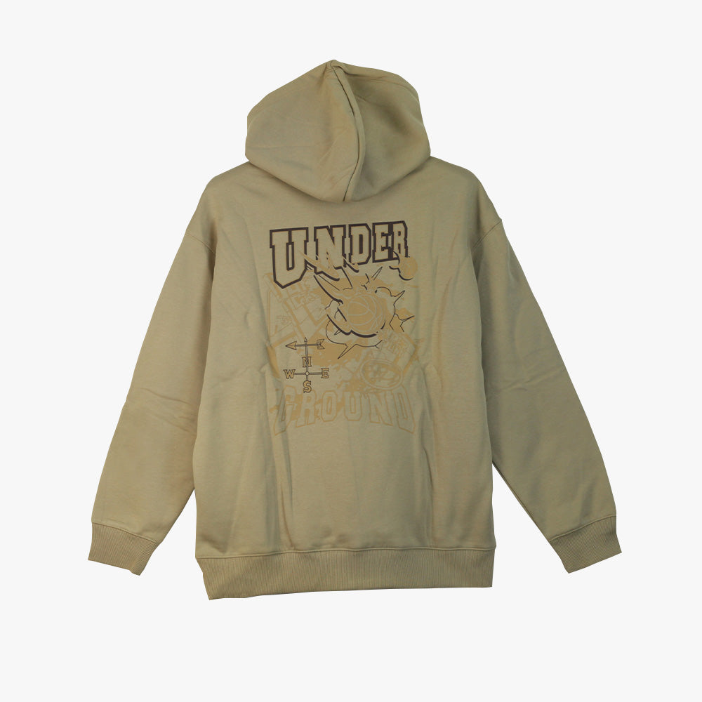 Peak Hoodie Fleece Sweater Lt.Brown - 2