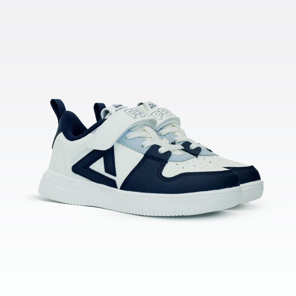 Peak Kid Shoes_White/Navy - 2
