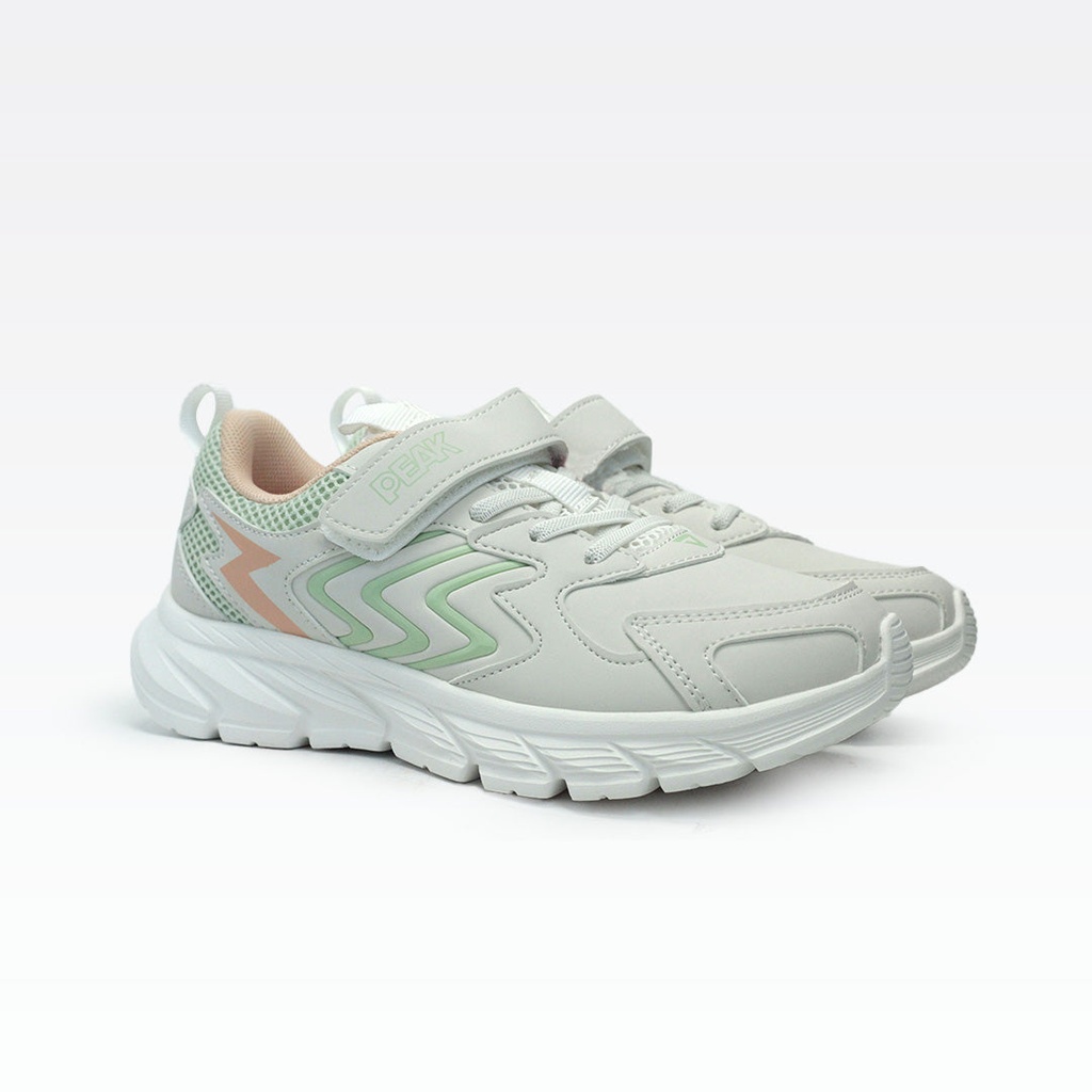 Peak Kids Shoes White/Green - 2