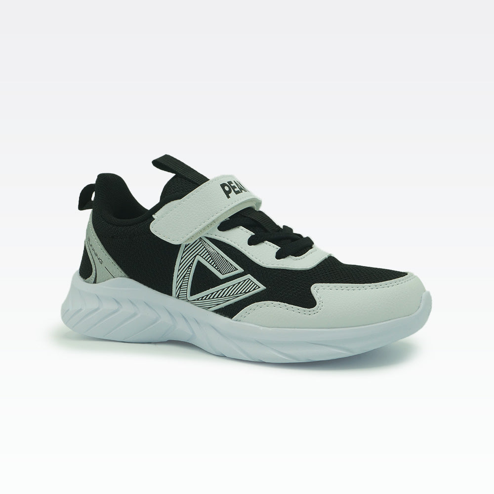 Kids Running Shoes Black White - 3