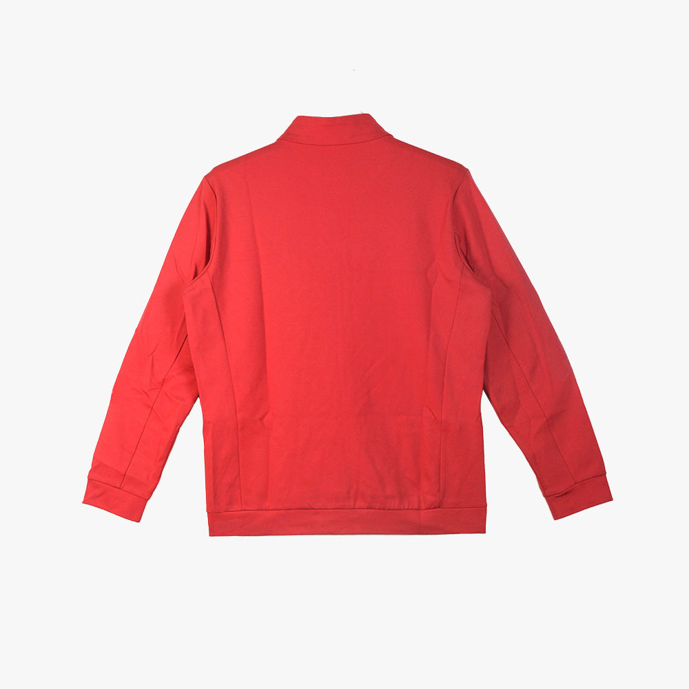 Peak Knitted Jacket With Front Zipper Red - 2