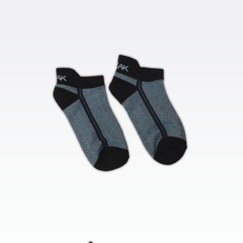 Peak Low Cut Socks (3 In 1) White/Black - 5