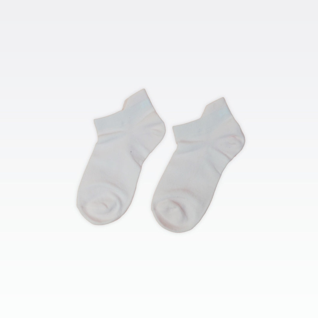 Peak Low Cut Socks (3 In 1) White/Black - 6