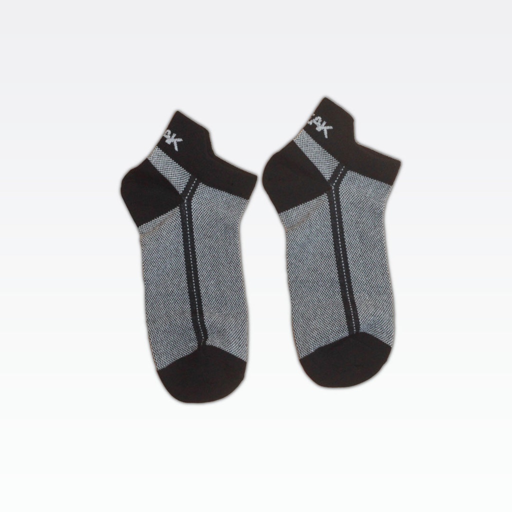 Peak Low Cut Socks (3 In 1) White/Black - 5