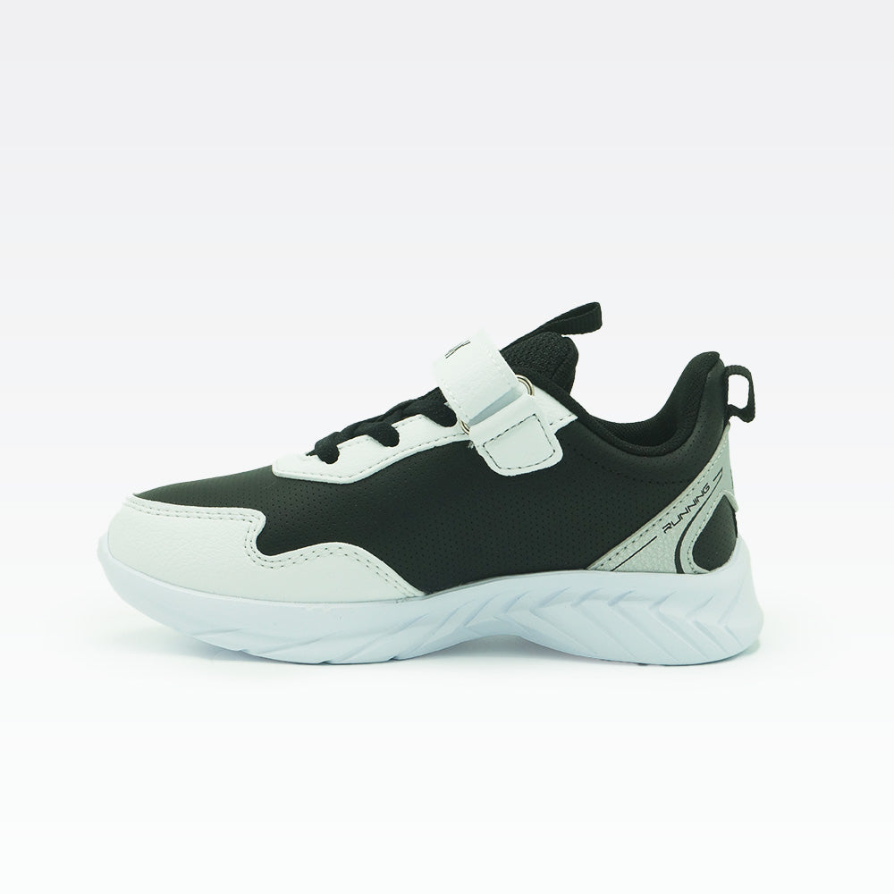 Kids Running Shoes Black White - 2