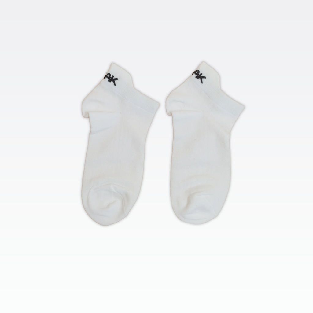 Peak Low Cut Socks (3 In 1) White/Khaki - 2