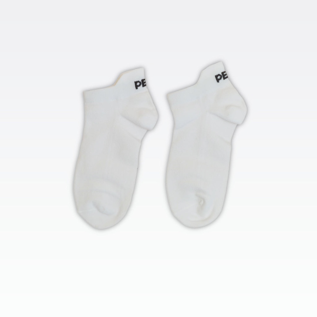 Peak Low Cut Socks (3 In 1) White/Khaki - 3