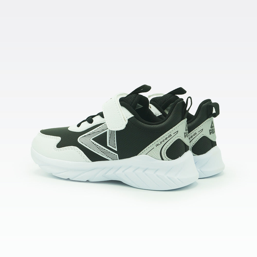 Kids Running Shoes Black White - 4