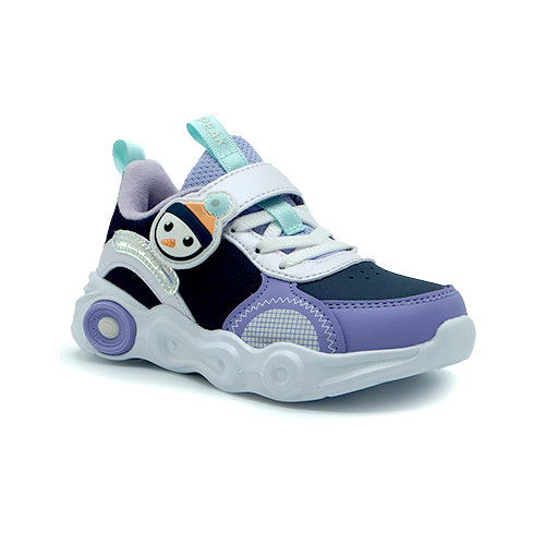 Kids Running Shoes Dark Blue Purple - 2