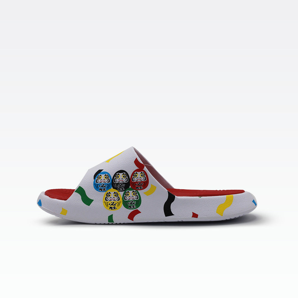 Peak Peak Slides White/Red - 3