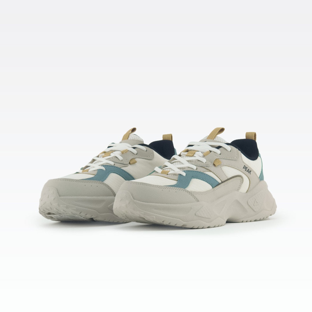 Peak Retro Casual Shoes Khaki Green - 3