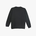 Peak Round Neck Fleece Sweater Black - 2