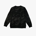 Peak Round Neck Fleece Sweater Black - 2