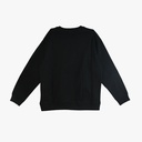 Peak Round Neck Fleece Sweater Black - 2