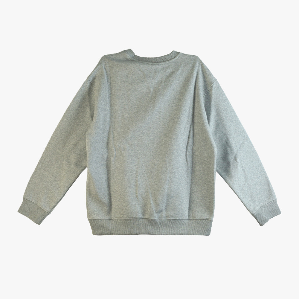 Peak Round Neck Fleece Sweater New Lt.Melange Grey - 2