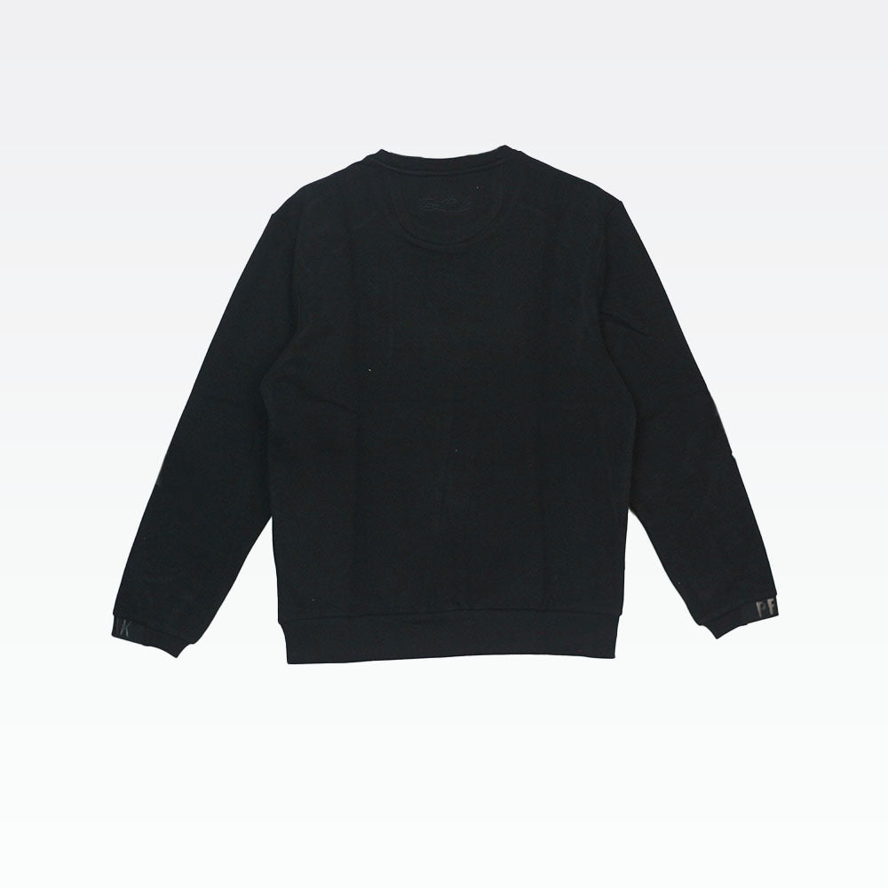 Peak Round Neck Sweater Black - 2