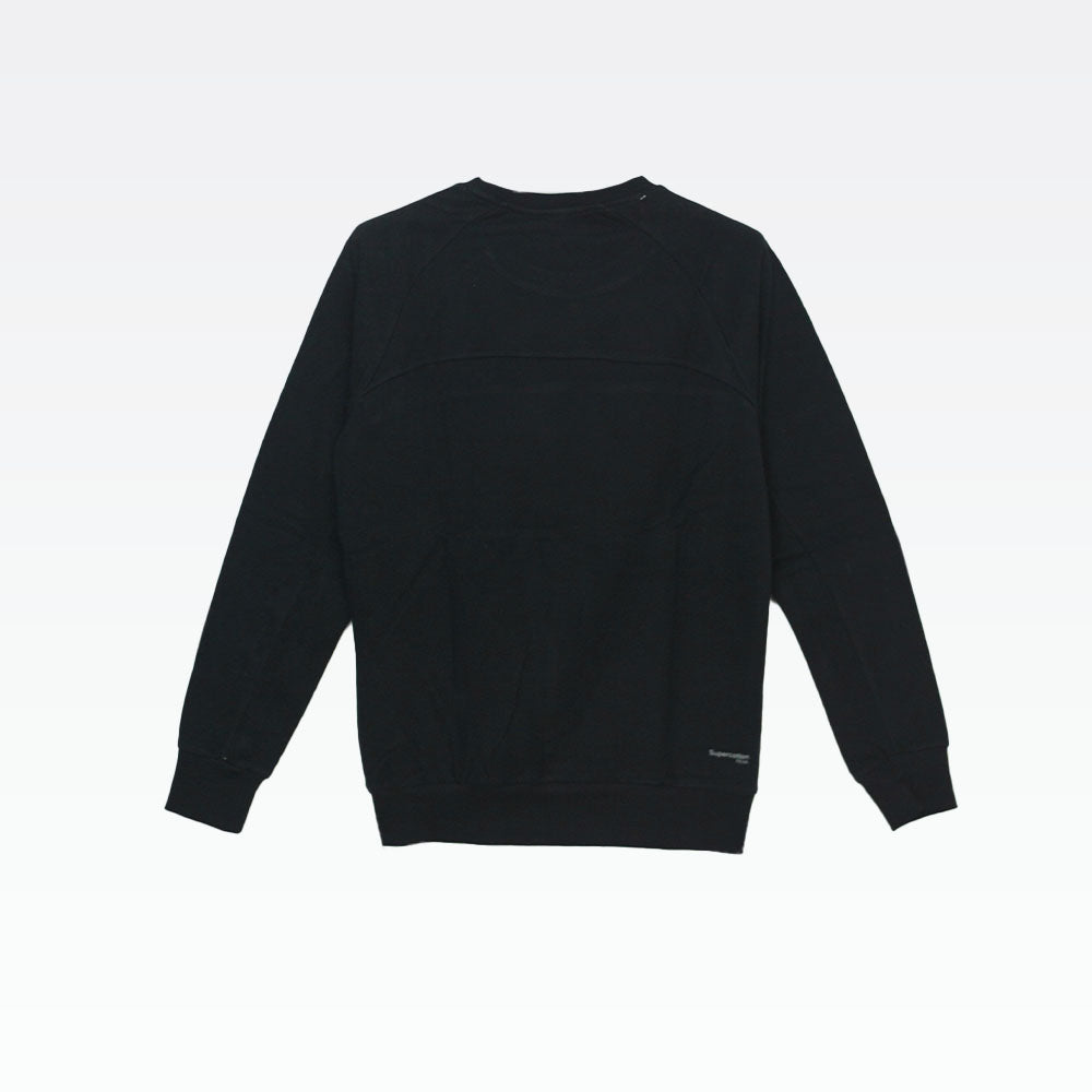 Peak Round Neck Sweater Black - 2