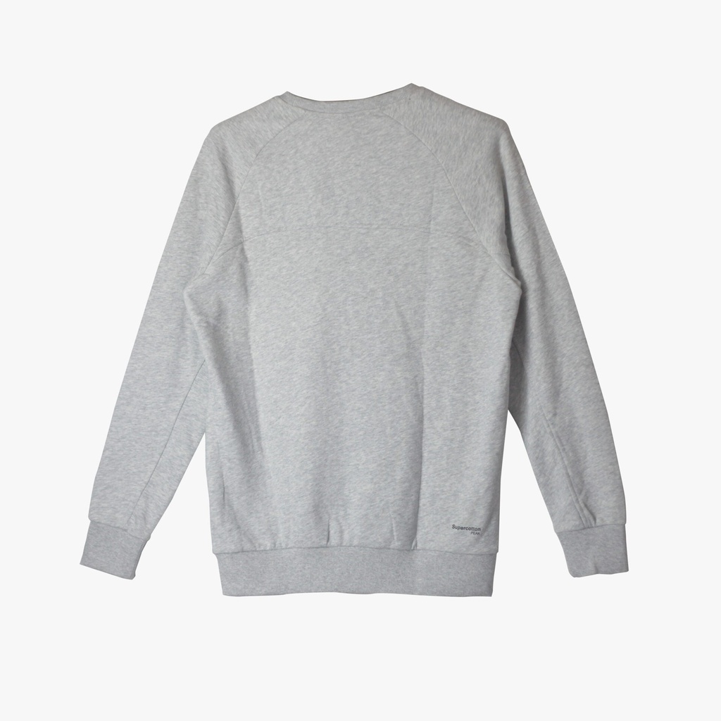 Peak Round Neck Sweater Lt.Melange Grey - 2