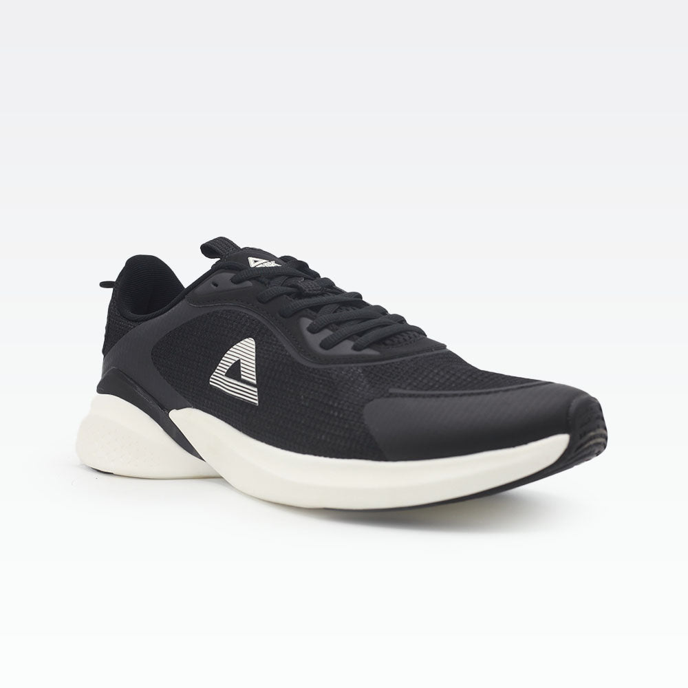 Peak Running Shoes Black Off White - 4