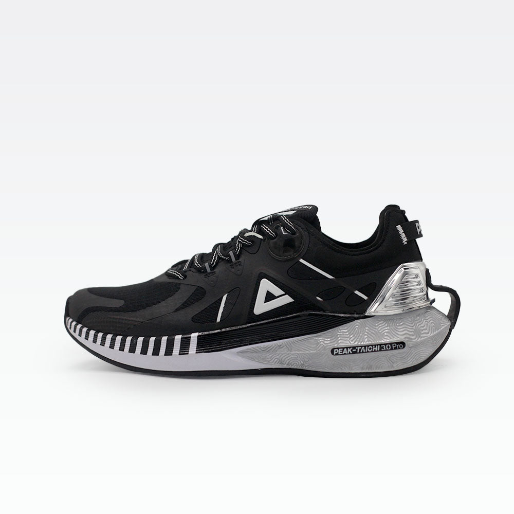 Peak Running Shoes Black Silver - 3