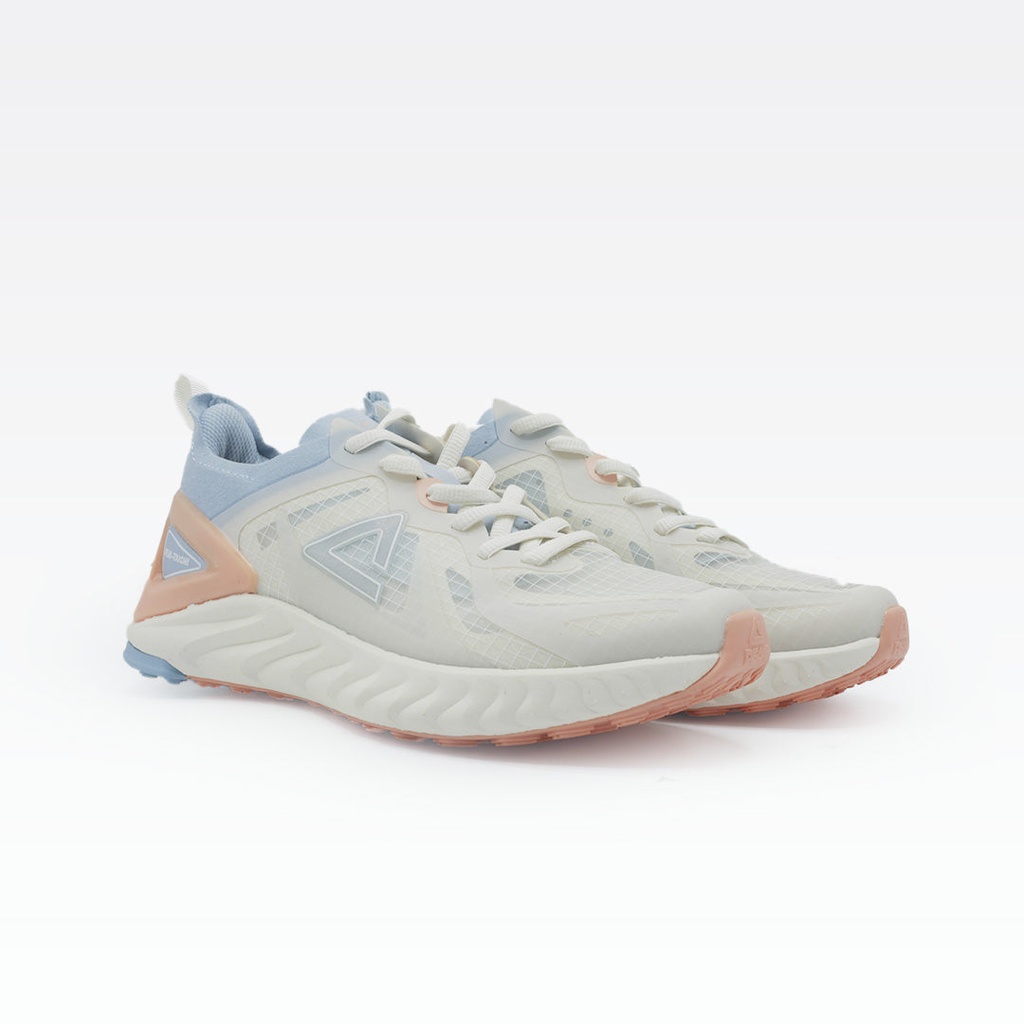 Peak Running Shoes Off White/Blue - 2
