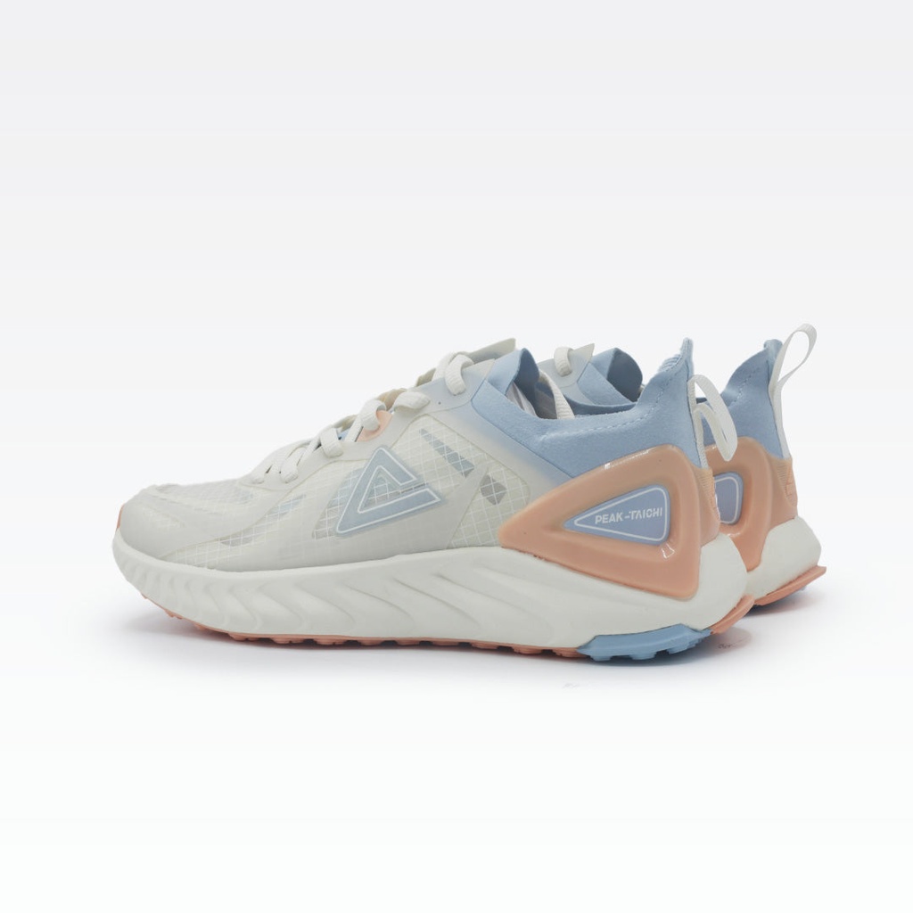 Peak Running Shoes Off White/Blue - 4