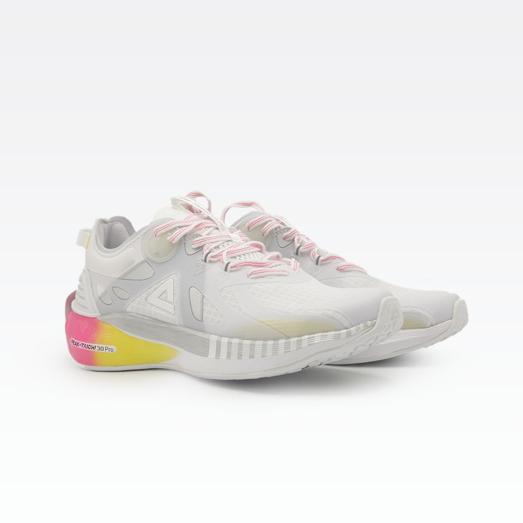 Peak Running Shoes White Fluorescent Rose - 2