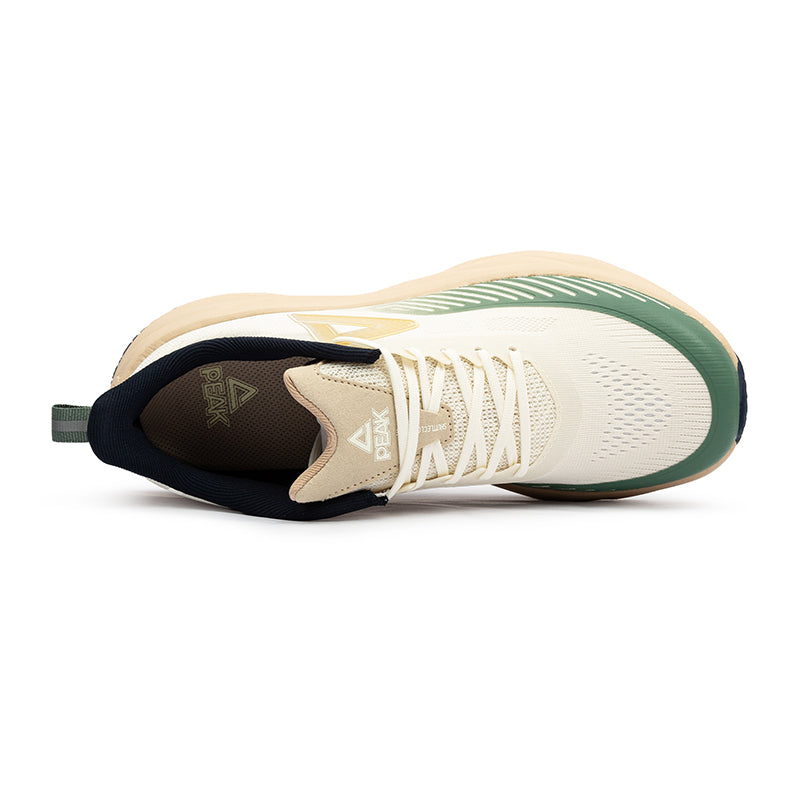 Peak Running Shoes White/Green - 7