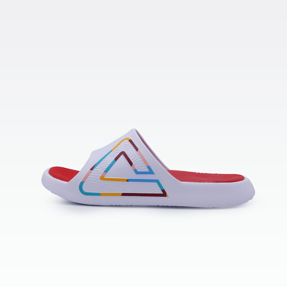 Peak Sports Slippers White/Red - 4