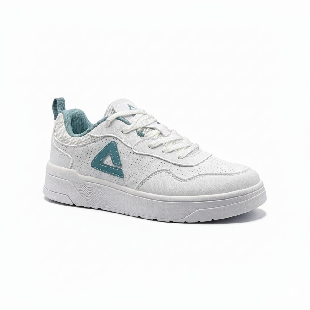 Peak Taichi Casual Flat Shoes White/Green - 3