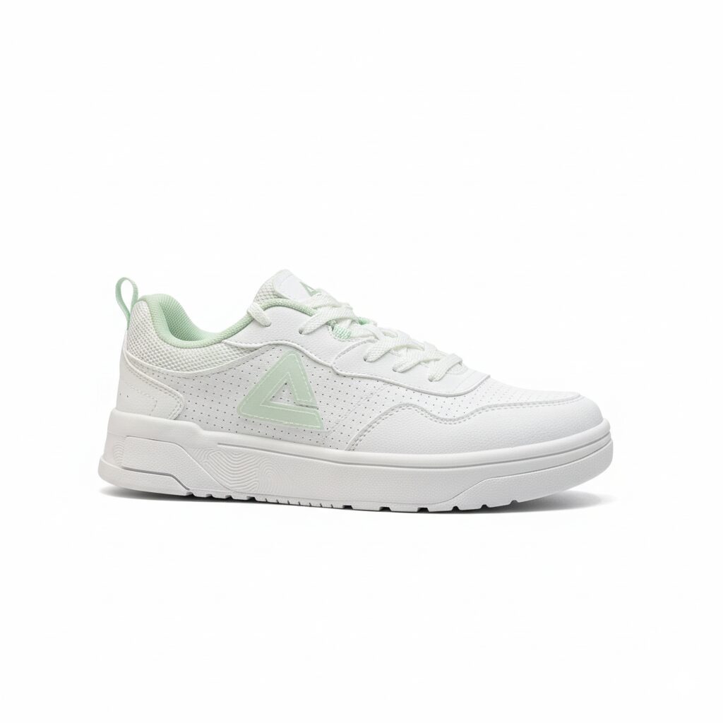 Peak Taichi Casual Flat Shoes White/Lt.Green - 2