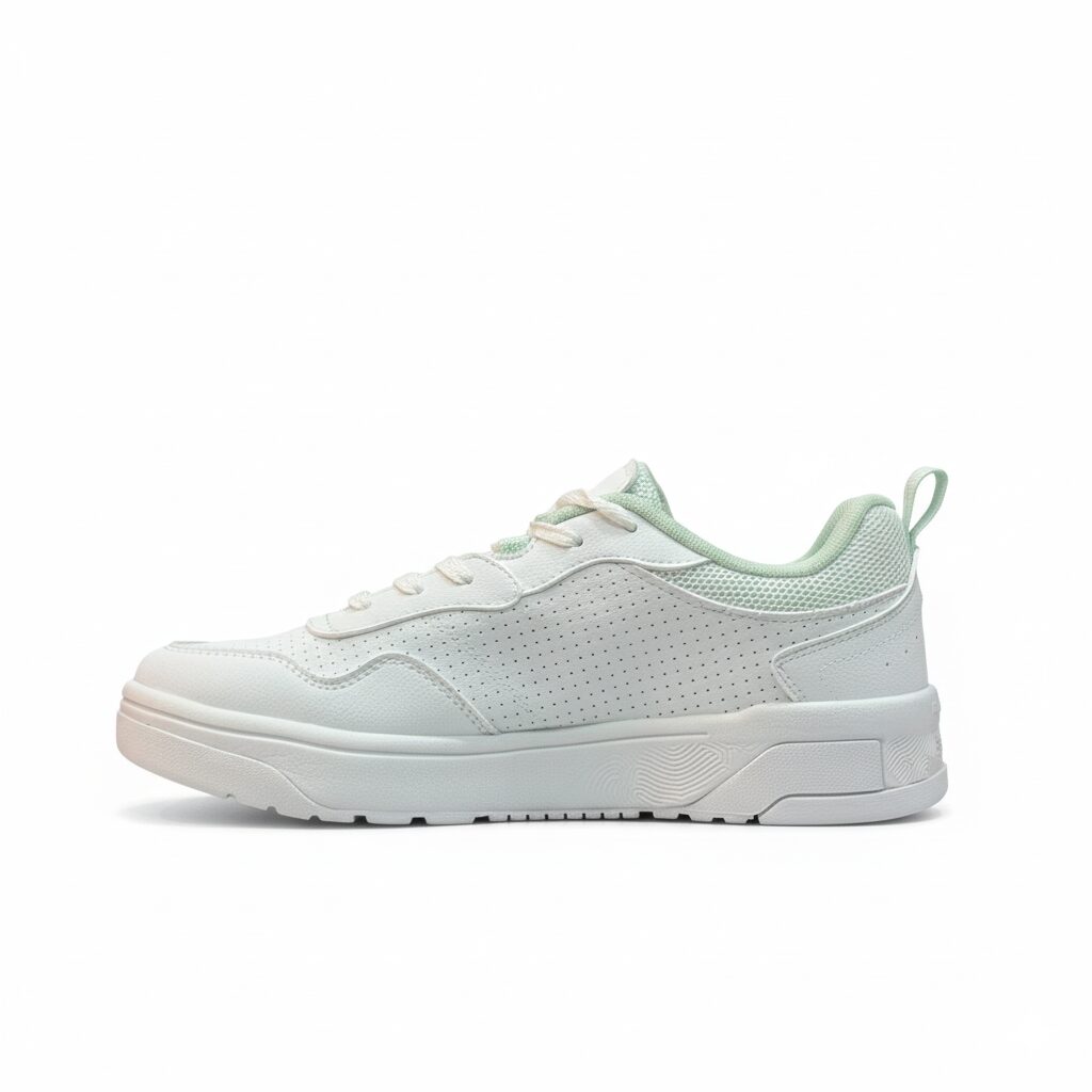 Peak Taichi Casual Flat Shoes White/Lt.Green - 3