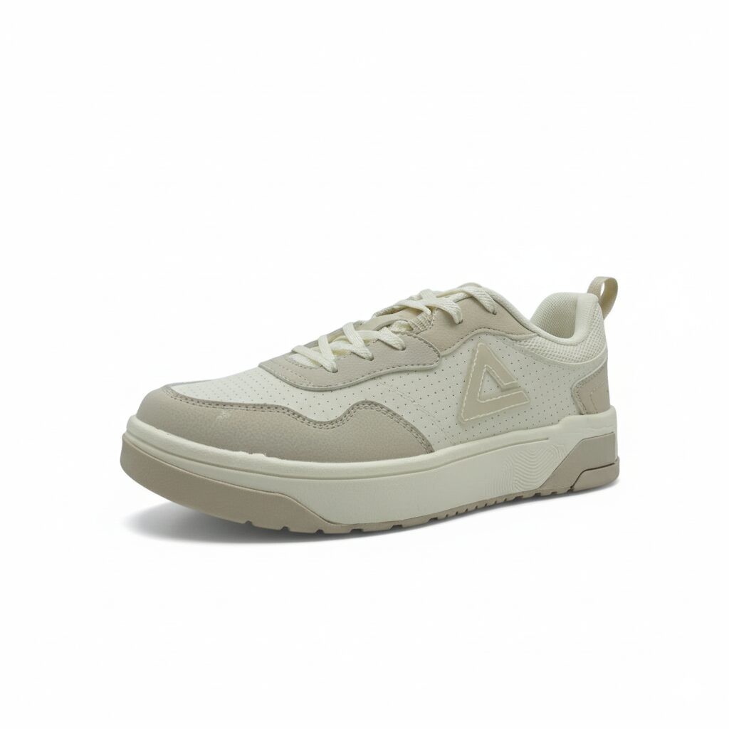 Peak Taichi Casual Flat Shoes Yellow/White - 2