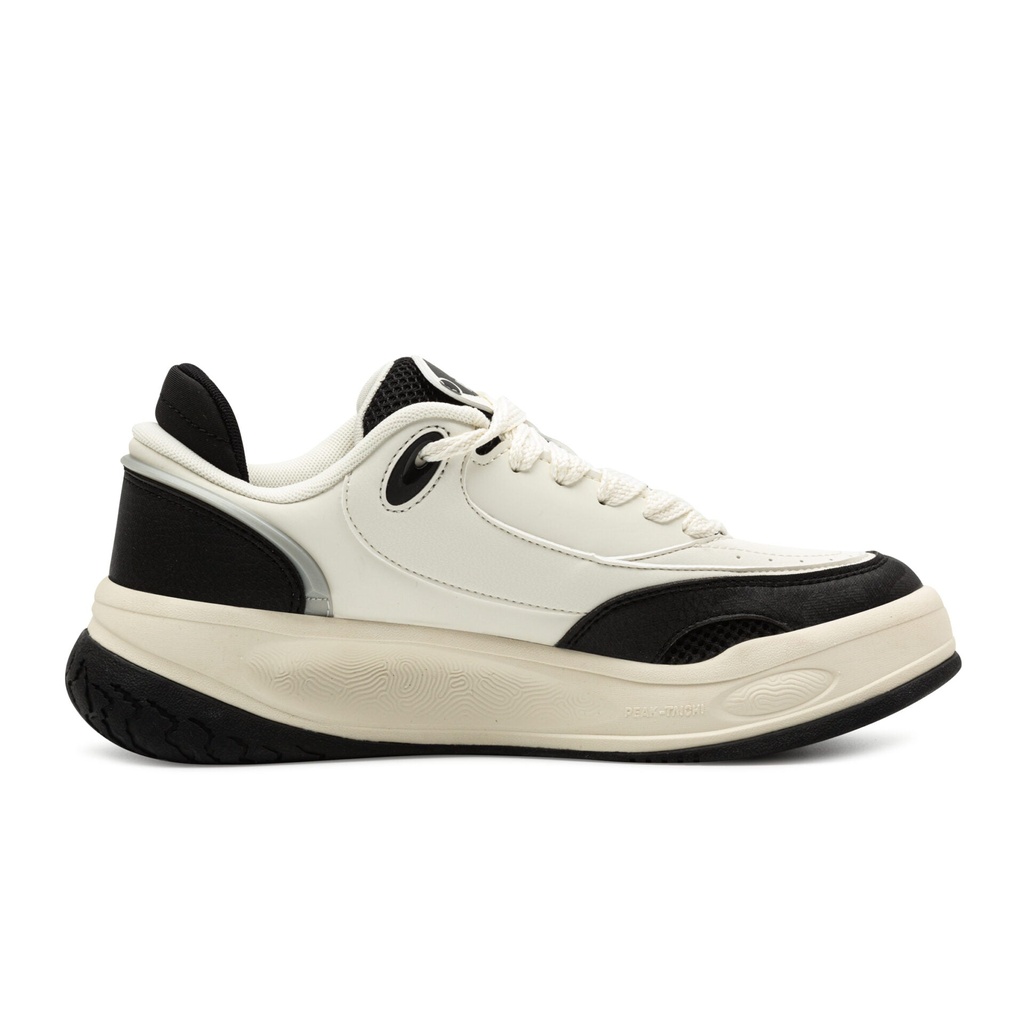 Peak Taichi Casual Shoes Canvas White/Black - 4