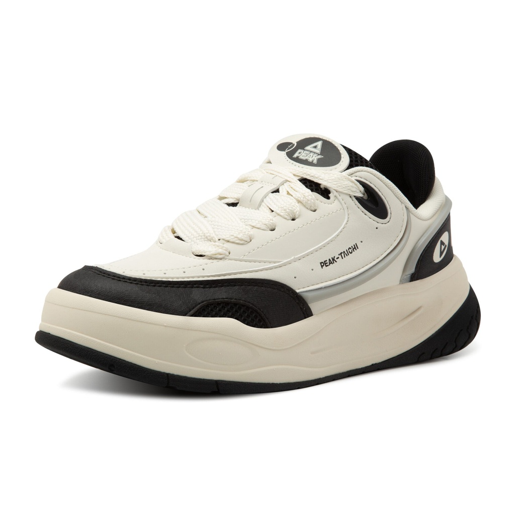 Peak Taichi Casual Shoes Canvas White/Black - 2