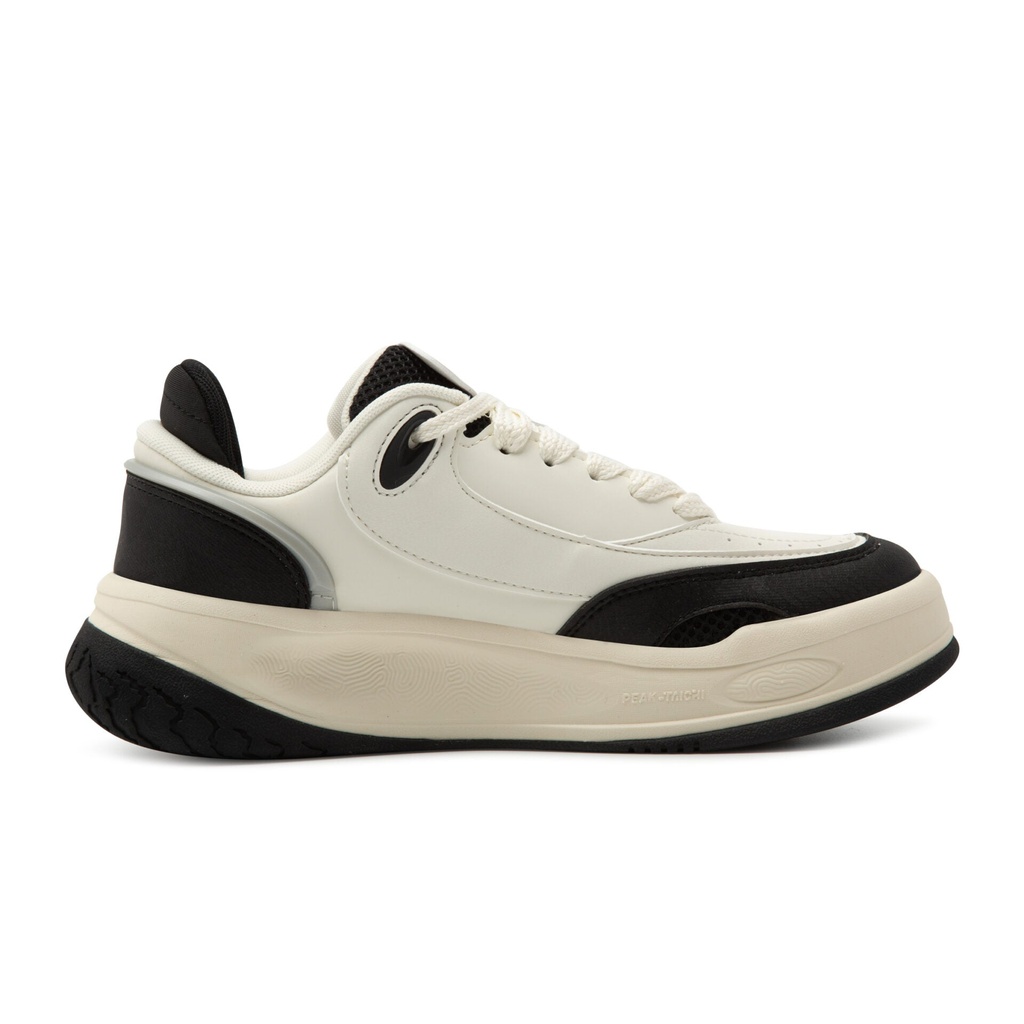 Peak Taichi Casual Shoes Canvas White/Black - 4