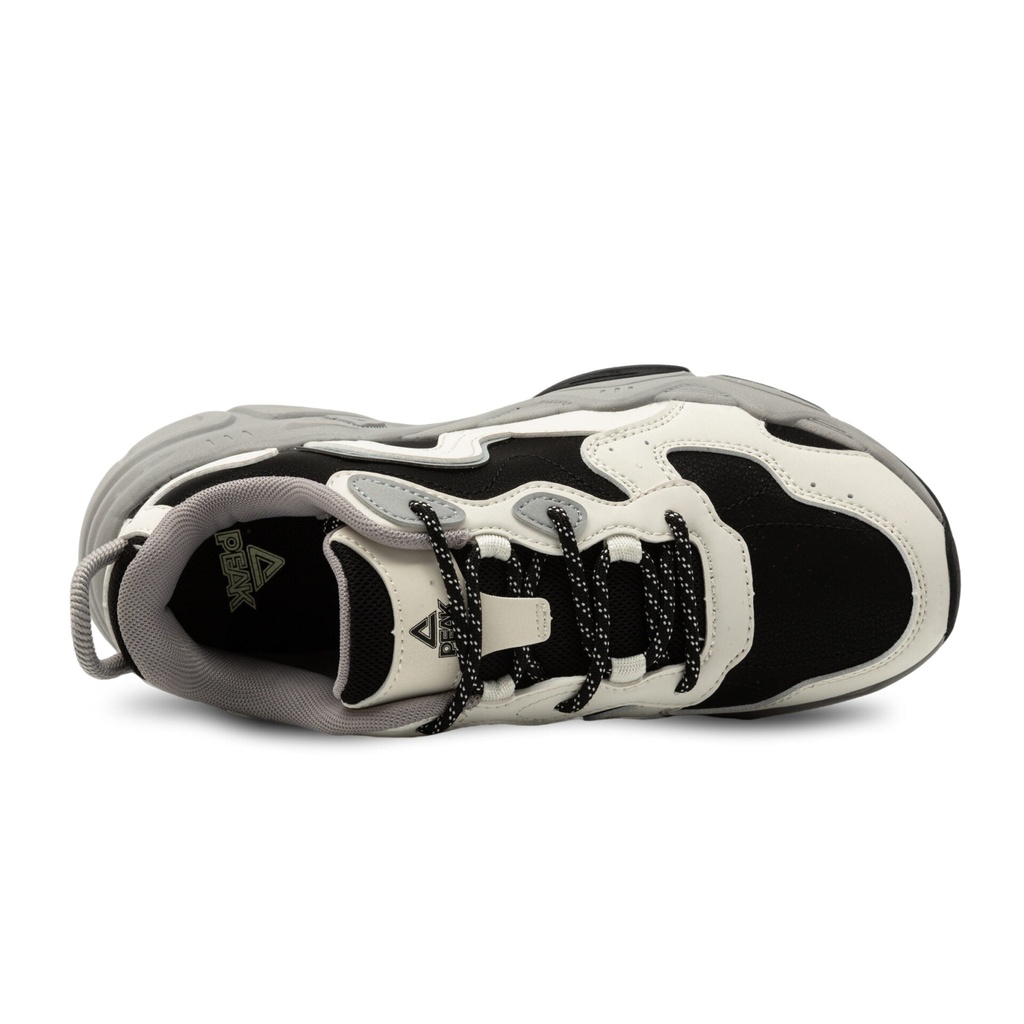 Peak Taichi Casual Shoes Canvas White/Black - 6