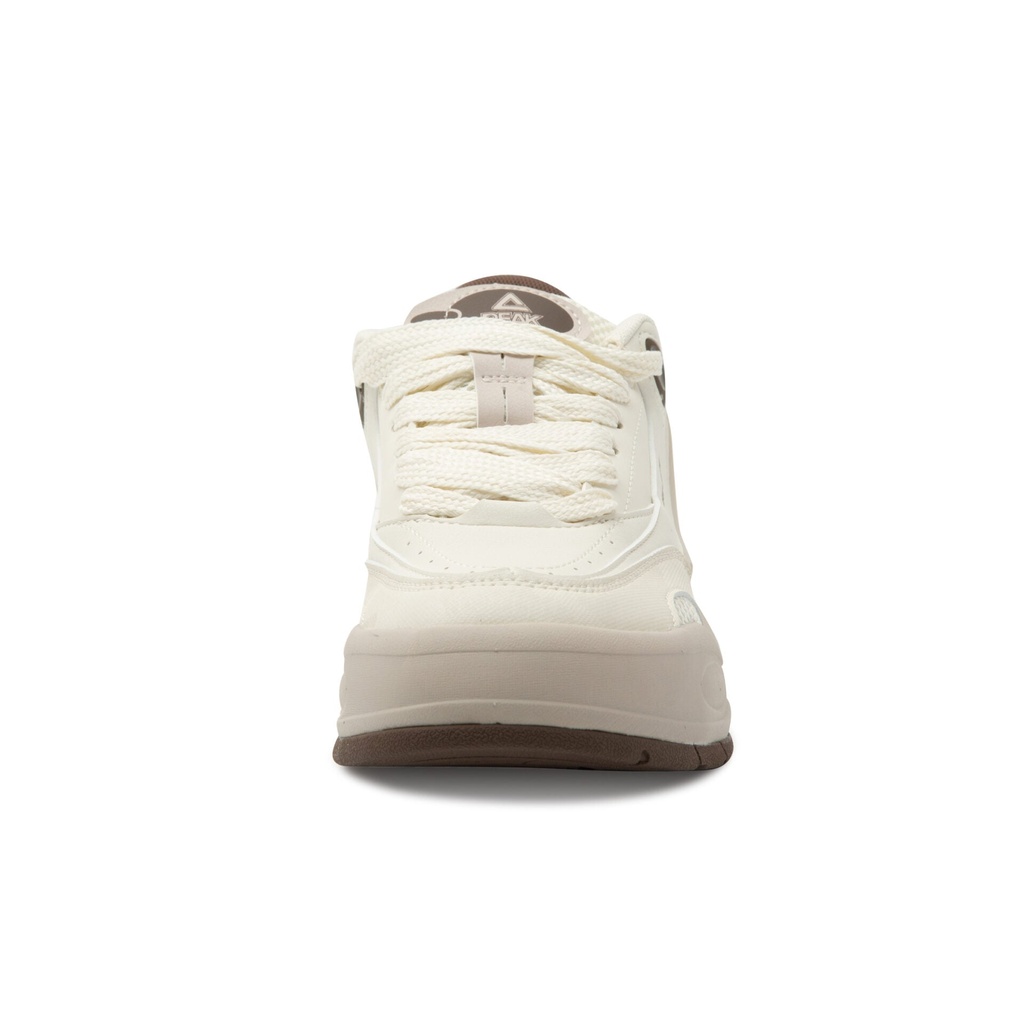 Peak Taichi Casual Shoes Canvas White/Brown - 3