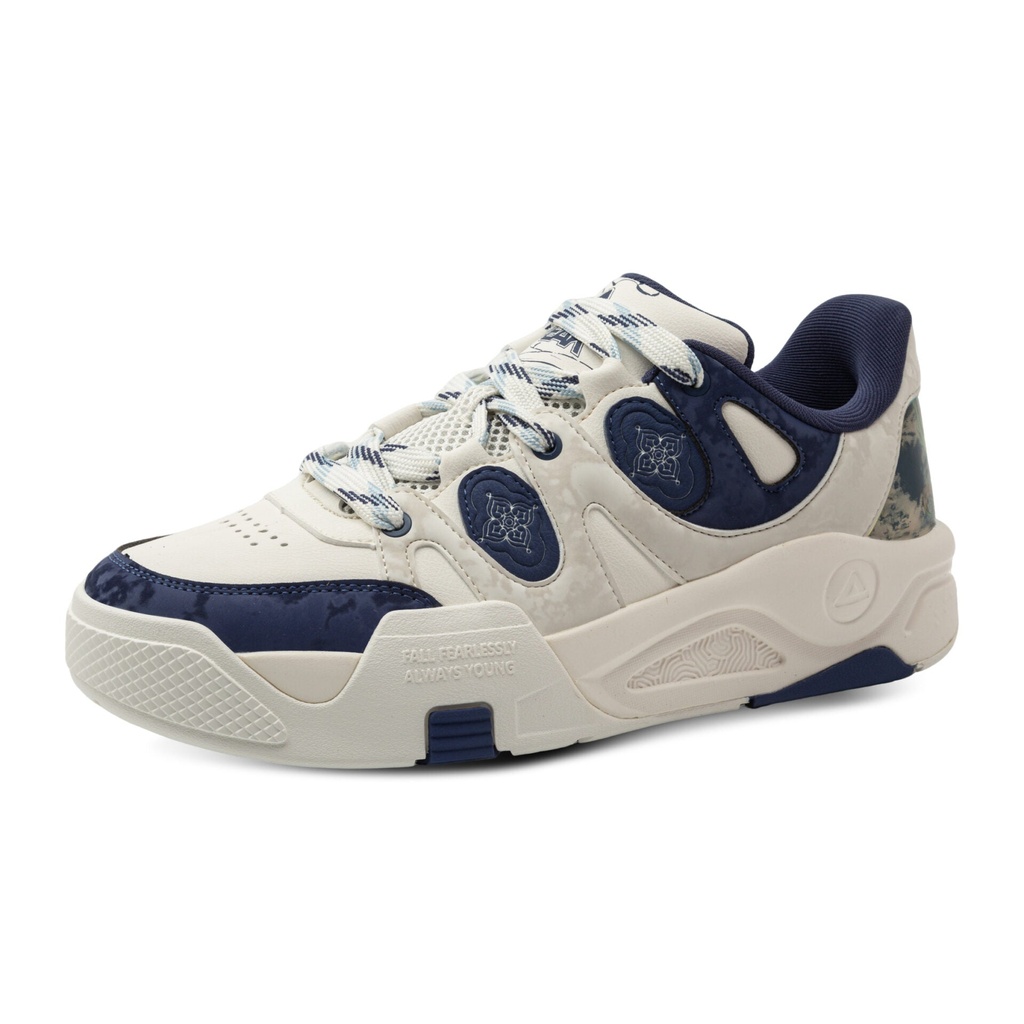 Peak Taichi Casual Shoes Milky White/Navy - 2