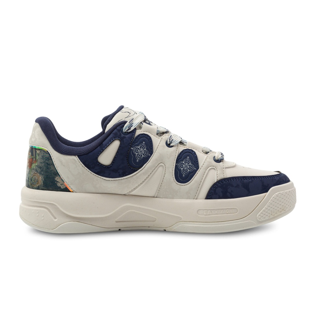 Peak Taichi Casual Shoes Milky White/Navy - 4