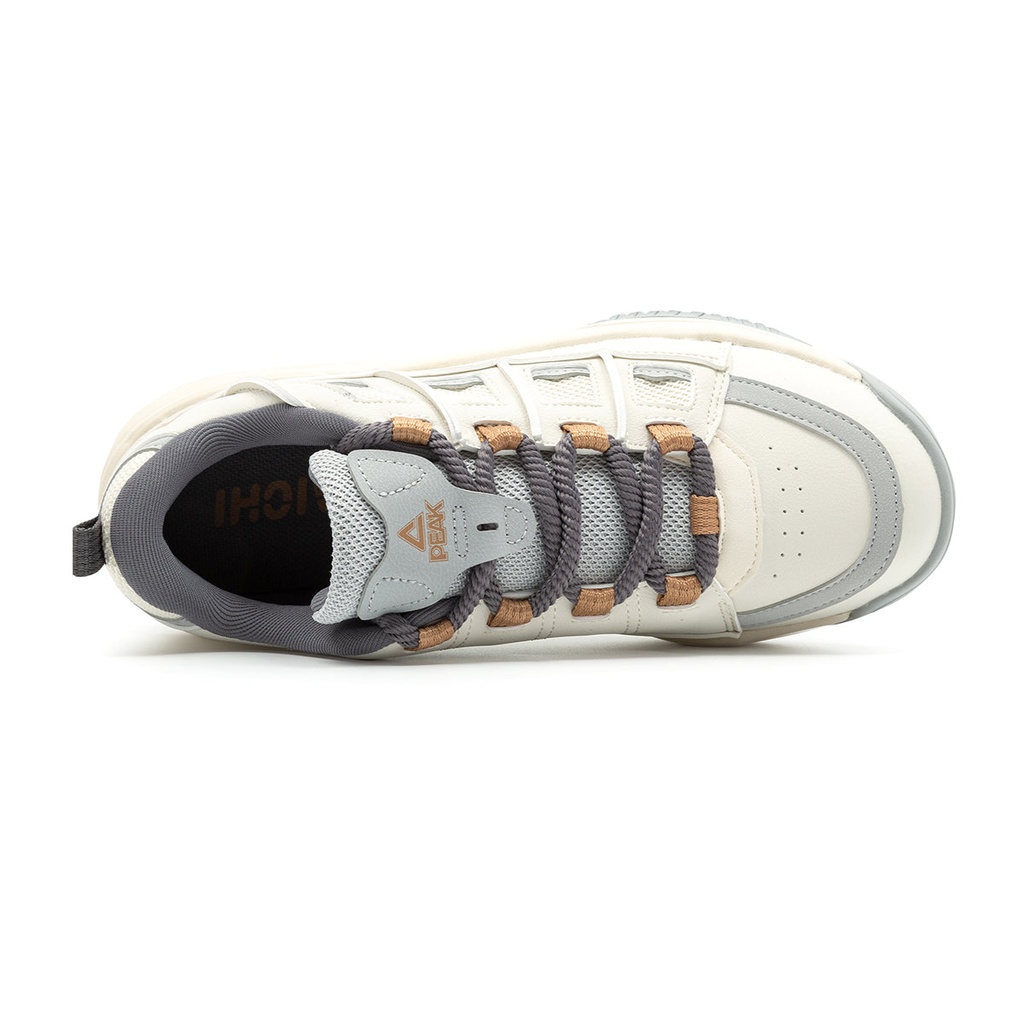 Peak Taichi Casual Shoes Off White/Grey - 6