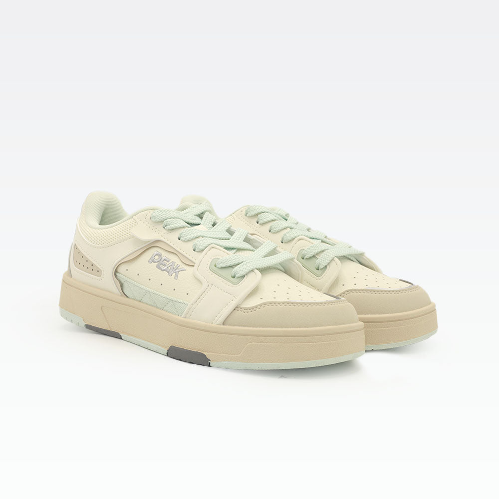 Peak Taichi Culture Shoes OFF WHITE GREEN - 2