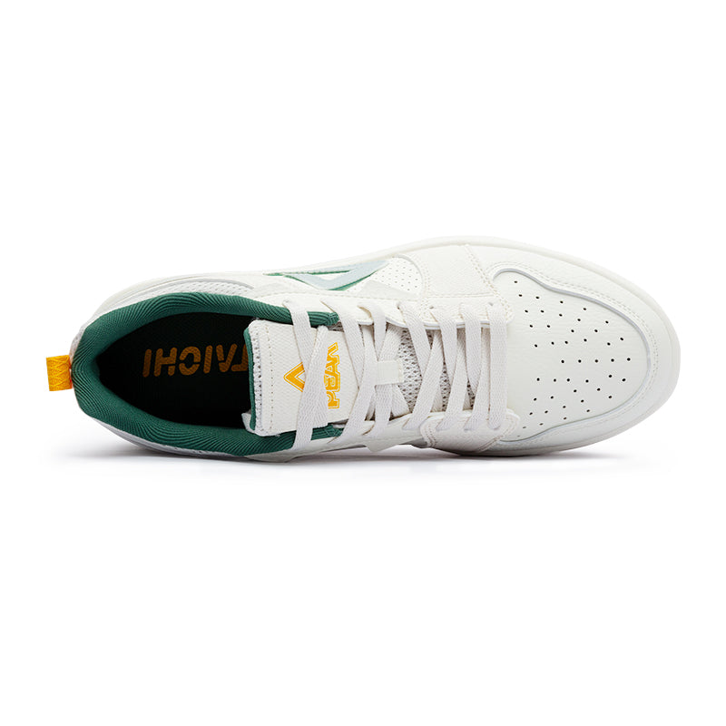 Peak Taichi Culture Shoes-White/Green - 6