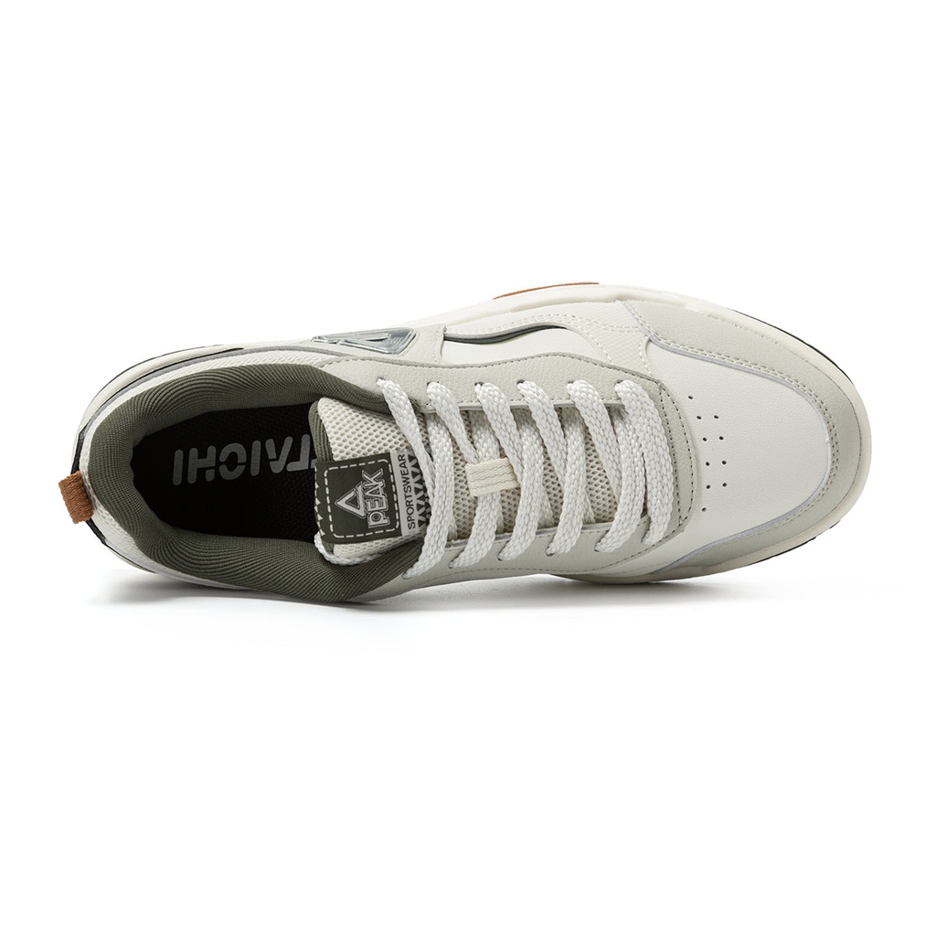 Peak Taichi Fashion Culture Shoes-White/Grey/Green White/Grey/Green - 6