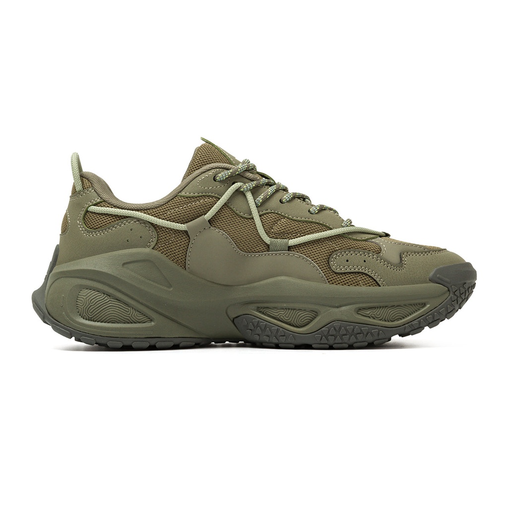 Peak Taichi Retro Casual Shoes-Ash Green Ash Green - 4