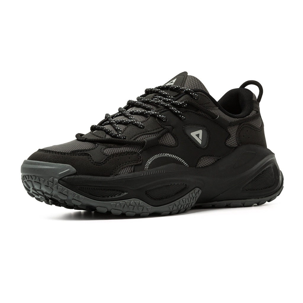 Peak Taichi Retro Casual Shoes-Black/Magnetic Grey Black/Magnetic Grey - 2