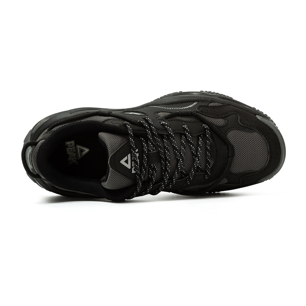 Peak Taichi Retro Casual Shoes-Black/Magnetic Grey Black/Magnetic Grey - 6