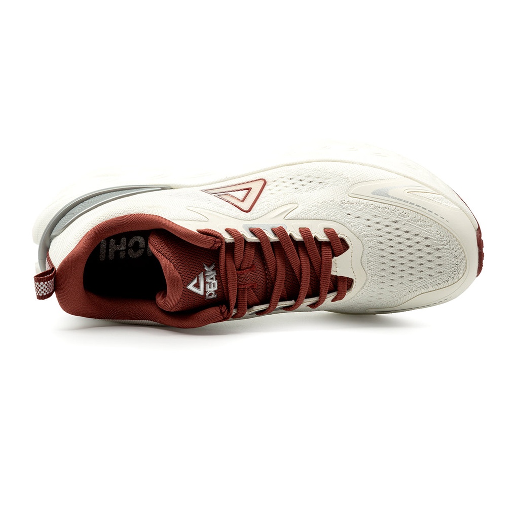 Peak Taichi Running Shoes White/Dk.Red - 6